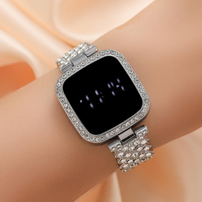 LuxeTime Diamond LED Touch Screen Watch